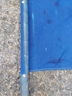 Vintage French Tricolour Flag With Stitched Cotton Panels   Topper 88cm X 67cm