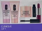 Clinique 5pc Gift Set Skincare Makeup Moisture Surge Mascara Lipstick New Sealed