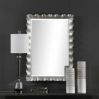 Two Haya Xxl 40  Forged Scalloped Metal Frame Wall Vanity Mirror Uttermost 09571