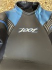 Zoot Flash Women   s Full Wetsuit Size Small S Blk blu Triathlon Open Water Swim