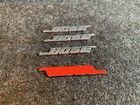4 X Bose Speaker Decal Sticker Audio - Aluminium Emblem