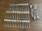 Vintage 1847 Rogers Brothers Heritage  Silverplate Flatware  W  Serving 54 Piece