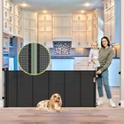 Retractable Baby Gate Extra Wide Indoor Outdoor Dog Gate Barrier Safety Mesh New