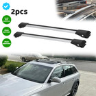 For Audi A4 B8 Allroad Quattro 2008-2016 Silver Cross Bars Roof Rack Roof Bar 2x