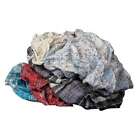 Zoro Select G350050pc Recycled Cotton Cloth Rag 50 Lb  18  X 18   Assorted