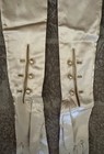 Vintage Kay Gloves Gold Satin Opera  22    3 Button Rhinestone Size M