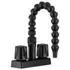  Rv Exterior Quick Connect Faucet With 360 Faucet And Flexible Spout Black