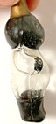 Antique Hand Blown Glass Boy Man Figural Glass Perfume Bottle 2-1 4    Germany