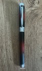S t  Dupont Line D Atelier Sunburst Red Fountain Pen  410715  New In Box