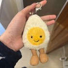 Jellycat Amuseables Boiled Egg Bag Charm     Soft Plush Keychain Toy Gift Nwt