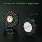 Round Cigar Humidifier   High Precision Hygrometer Combo For Humidor Box