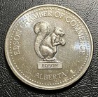 1984 Edson Canada 75th Anniversary  2 Trade Dollar Token  eddie  The Squirrel