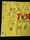 2025 Tour Championship Fedex Cup Autographed Field Pin Flag - 15 Autographs