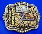 Wrangler Team Roping Champion 2011 Deuces Wild Wtrc Montana Ss Belt Buckle 