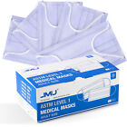 Jmu 3- Ply Disposable Face Mask Ear Loop Medical Mouth Cover Mask Astm Level 1