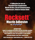 Rocksett    Muzzle Adhesive  1oz
