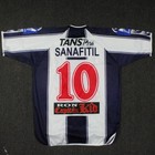 Walon Alianza Lima 2001 Centenary Jersey Men M Blue White Sanafitil 10 Excellent