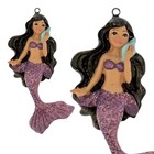 Mermaid Christmas Ornament Set 4-coastal Ocean Beach Fantasy Nautical Decor