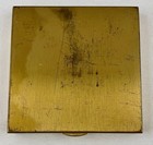 Lg Wadsworth Black Enamel Souvenir Compact For The Renown Stork Club Nyc 1953