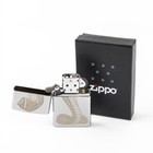 Shelby Super Snake Cobra Logo Engraved Chrome Zippo Lighter - Ford Mustang Gt500