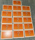 Vtg 2015 Monopoly Token Madness Game Replacement Pieces 16 Chance Cards