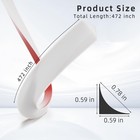 Flexible Quarter Round Molding Trim Peel And Stick 472inch White small Self A   