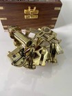 Kelvin Hughes London 1917 Brass Sextant  Working Nautical Navigation Instrument