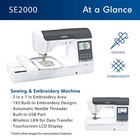 Brother Se2000 Computerized Sewing And Embroidery Machine