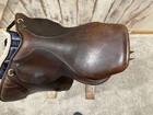 Flex Rider English Jump Saddle 16 5  Seat Closed Contact Medium 5  Width