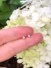 925 Sterling Silver Disc Stud Earrings Mini Dainty Plain Studs Men Women 2 3mm
