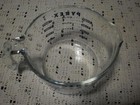 Pyrex 4 Cup   32 Oz  1 Qt  1000 Ml Glass Blue Lettering Measuring Cup  532-o