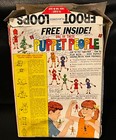 1971 Kellogg   s Froot Loops Cereal Box -puppet People Premium - Classic 1970s