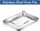 P p Chef 10 5 Inch Baking Cookie Sheet  Oven Pan Tray Inch  Silver 