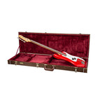 Crossrock Wooden Case For Fender Precision   Jazz Bass Guitars-security Lock