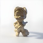 Vintage  Atlantic Ready To Paint Mold Smiley Hunter Unpainted Ceramic Bisque