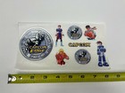 Lot Of 20 Original Vintage Street Fighter Mega Man Capcom Edge Sticker Sheets