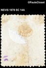 Nevis 1878 Sc 14a Medicinal Spring 1p Red Mng Fine