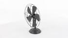 Antique Vintage Black Iron Electric Fan Sculpture Industrial Decor 15 X 18 In