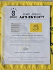 Arnold Palmer Jack Nicklaus Gary Player Triple Signed Masters Flag Beckett Bas