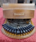 Functional Antique Hammond 1 B Typewriter   1890 s W  Original Wood Dome Cover