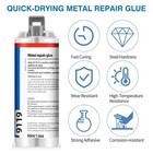 Strongest Metal Steel Aluminum Bond Permanent Fix Glue Epoxy Cold Weld System