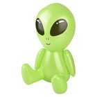 4 Total      18  Assorted Colors Galactic Alien Inflatable Party Pool Blow Ups     