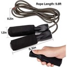 Gym Aerobic Exercise Boxing Skipping Jump Rope Adjustable Bearing Speed Fitness