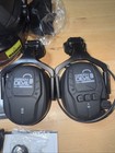 Green Devil Hard Hat Safety Black With Bluetooth Earmuffs And Headlight New