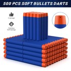 Nerf Bullets 500 Official Dart For Nerf N-elite Series Refill Darts Foam Bull   