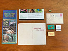Blue Ridge Parkway Souvenir Lot     2 Brochures  Postcards  Pin  Matchbooks