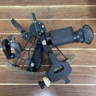 Vintage Cassens   Plath Nautical Sextant W  Case   Certificates