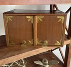 Vintage Handcrafted Coin Cabinet 11 Drawers