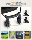 3 In 1 Pet Carrier Stroller With Detachable Carrier  Foldable Dog   Cat Strol   