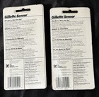 Lot Of 2 - Vintage Gillette Sensor Metal Razors 1989